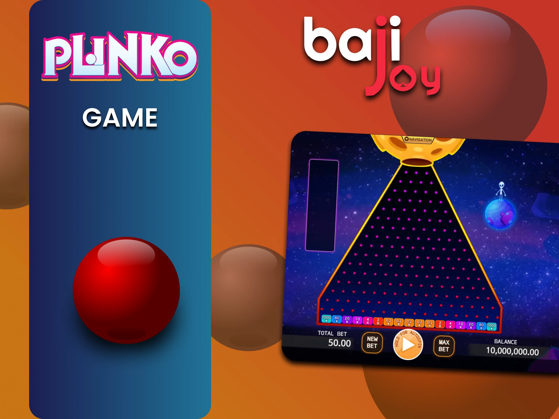 We will tell you about the game Plinko on Bajijoy.