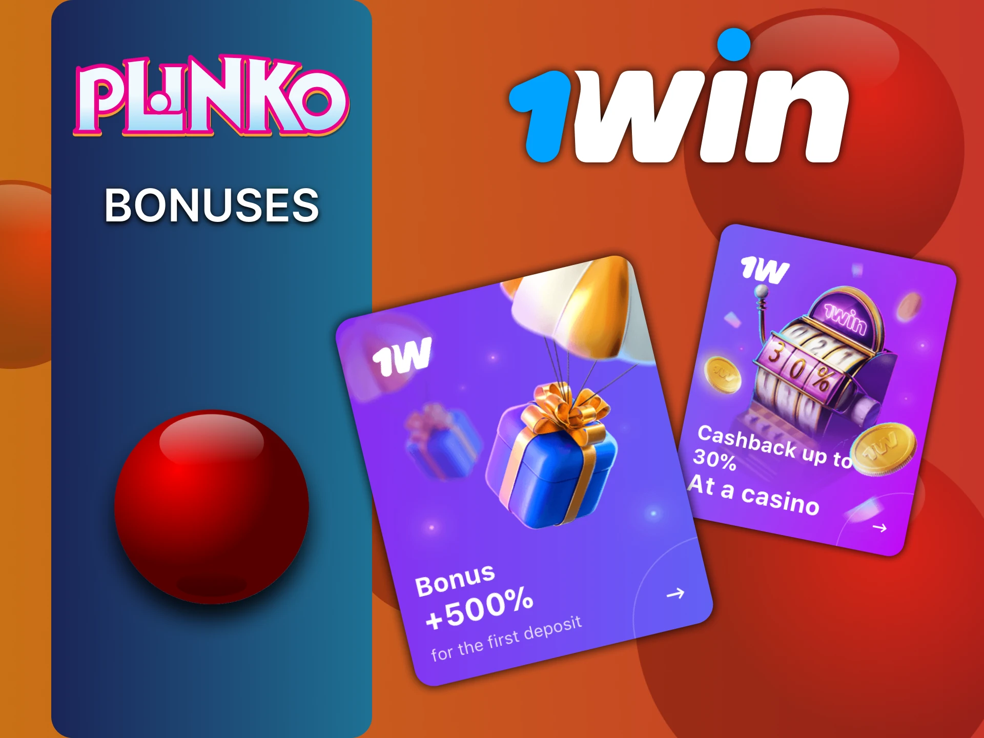 Find out about 1win bonuses for Plinko.