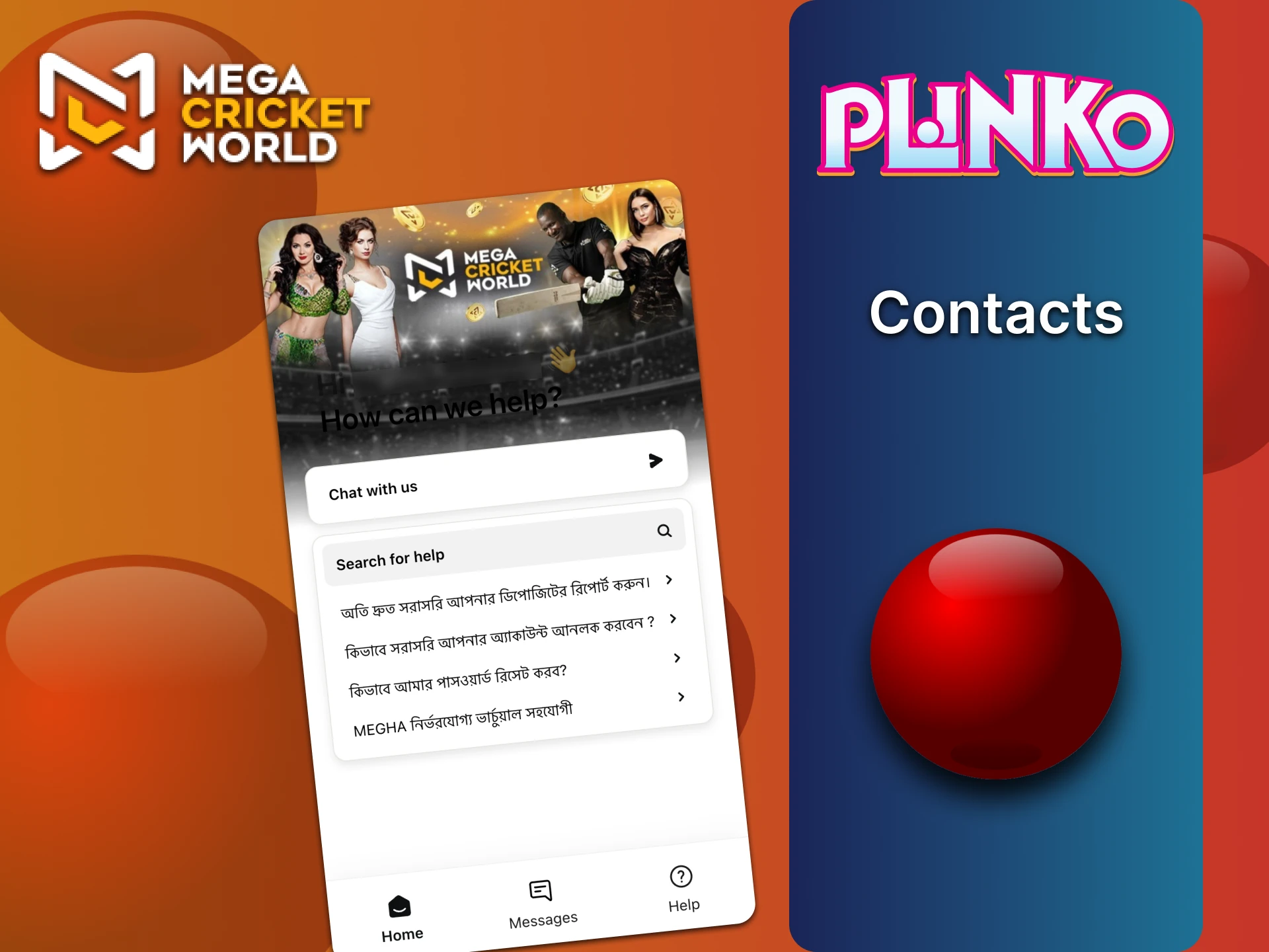 You can always contact the MegaCricketWorld support team.