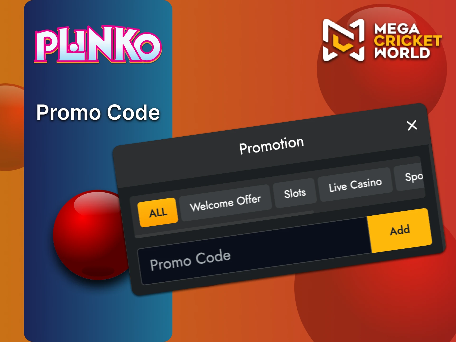 Maximize your winnings with MegaCricketWorld Plinko promo code.