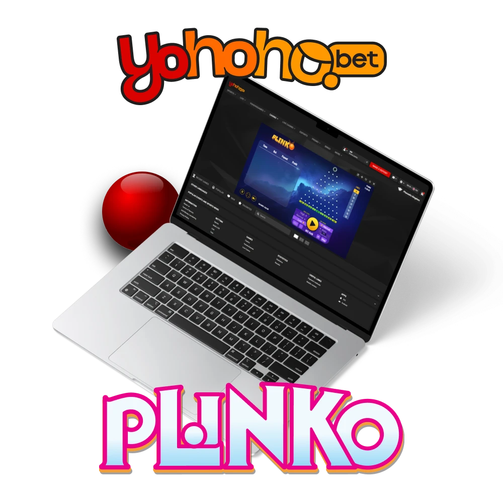 Play and win in the Plinko game on the YoHoHo platform.