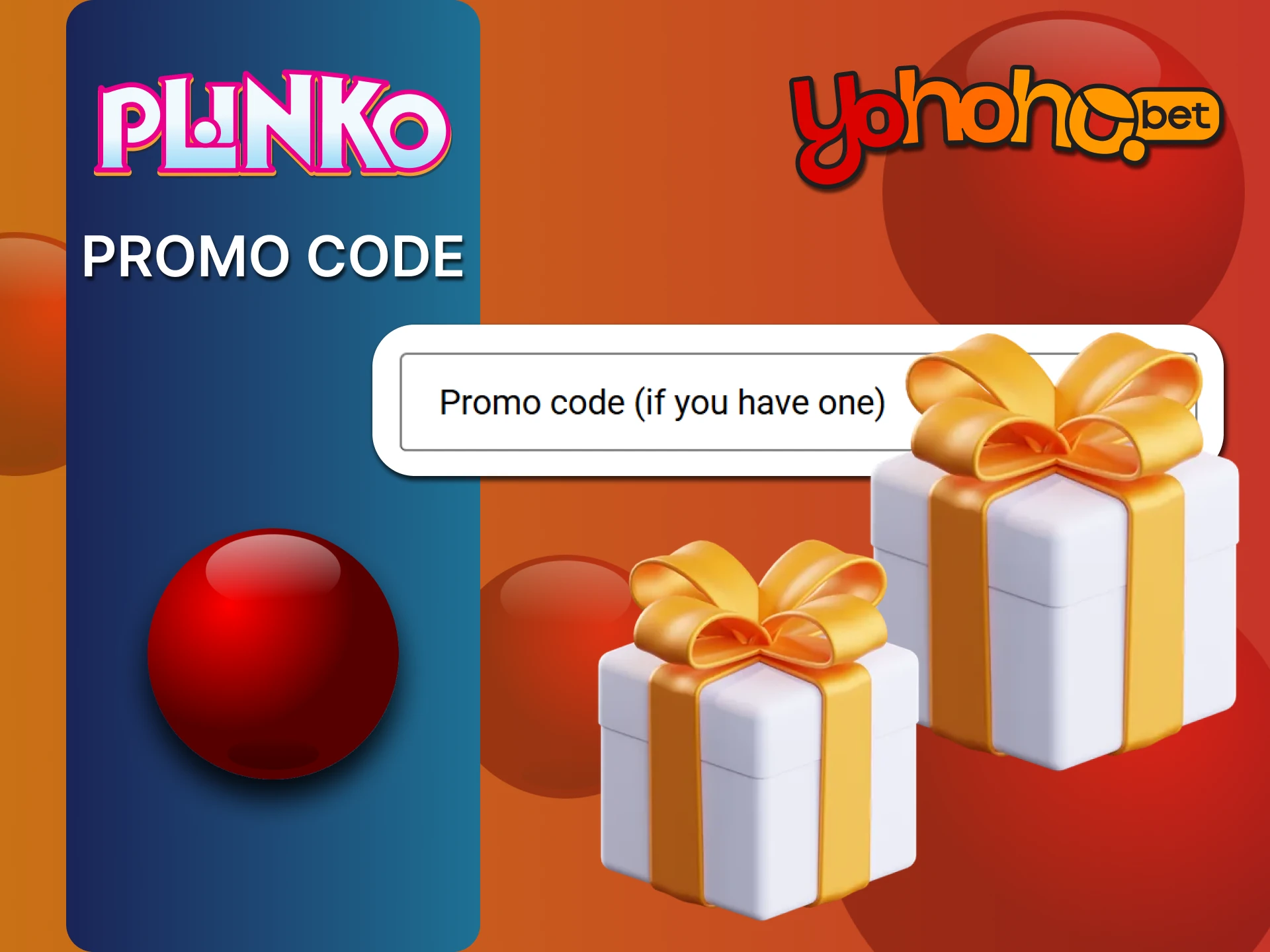 Use the promo code when registering on the YoHoHo platform and play Plinko.