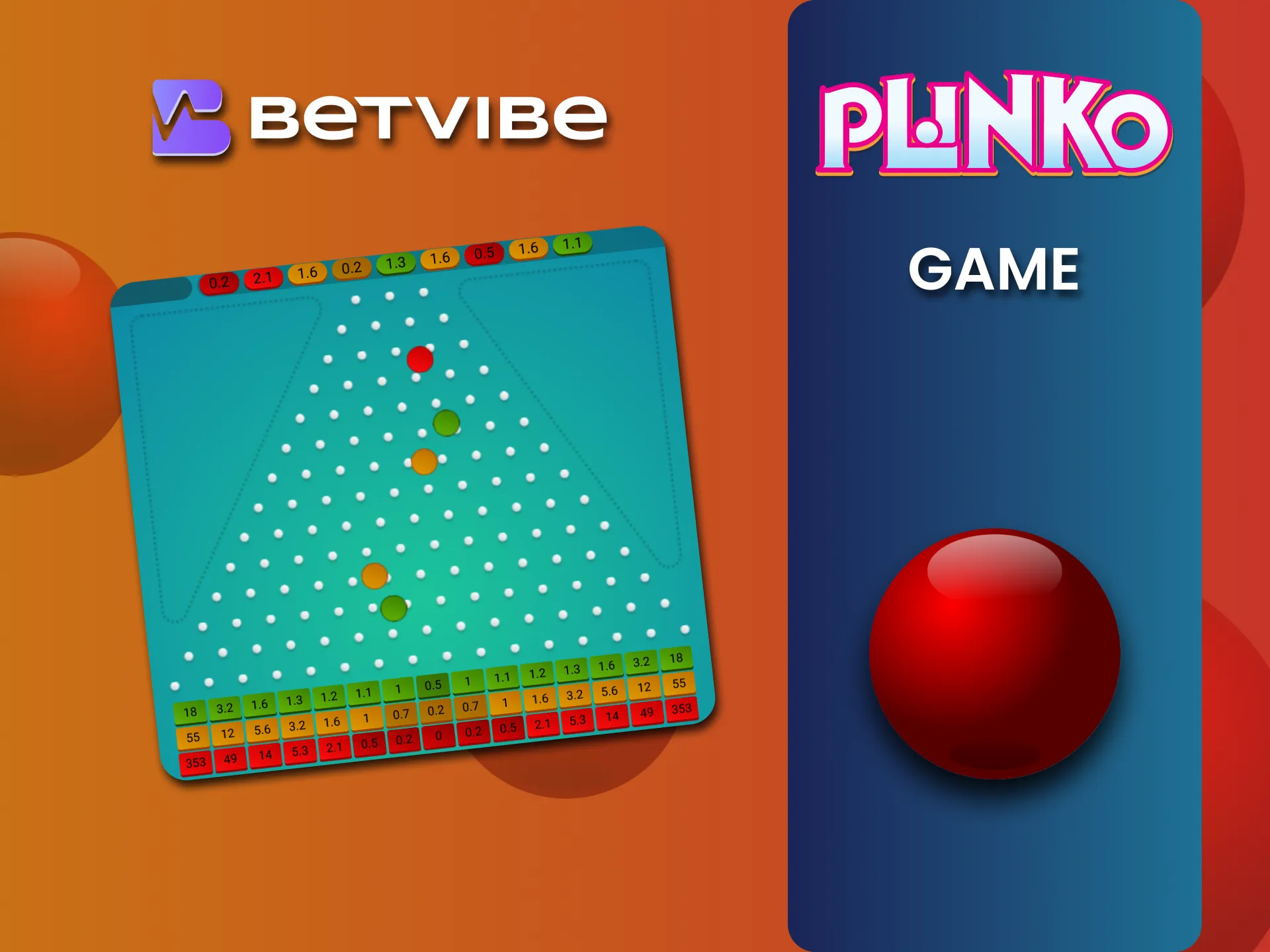 Join the excitement of Plinko at Betvibe.