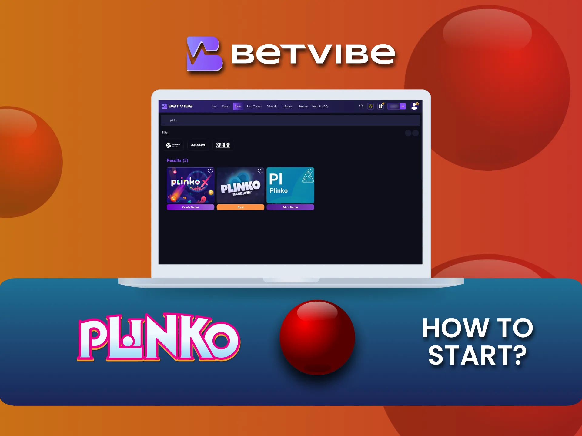 Visit Betvibe to play Plinko games.