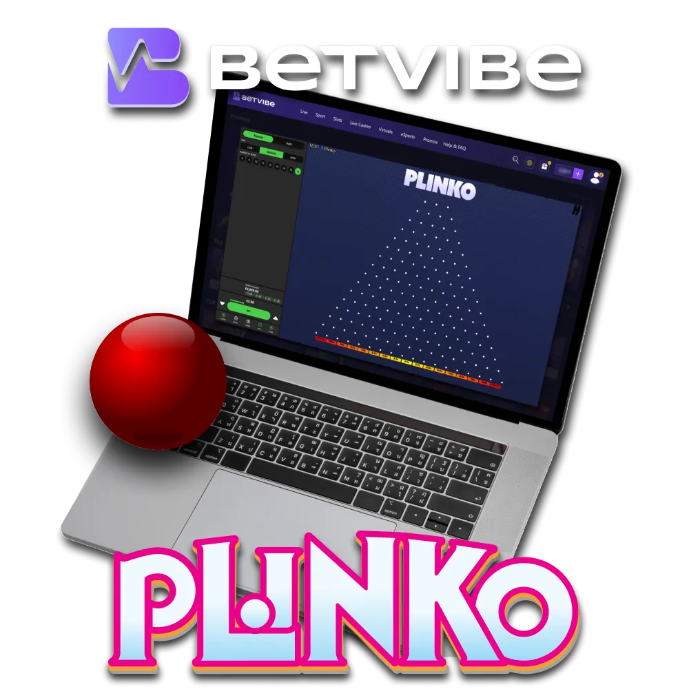 Try your luck with Plinko at Betvibe online casino.