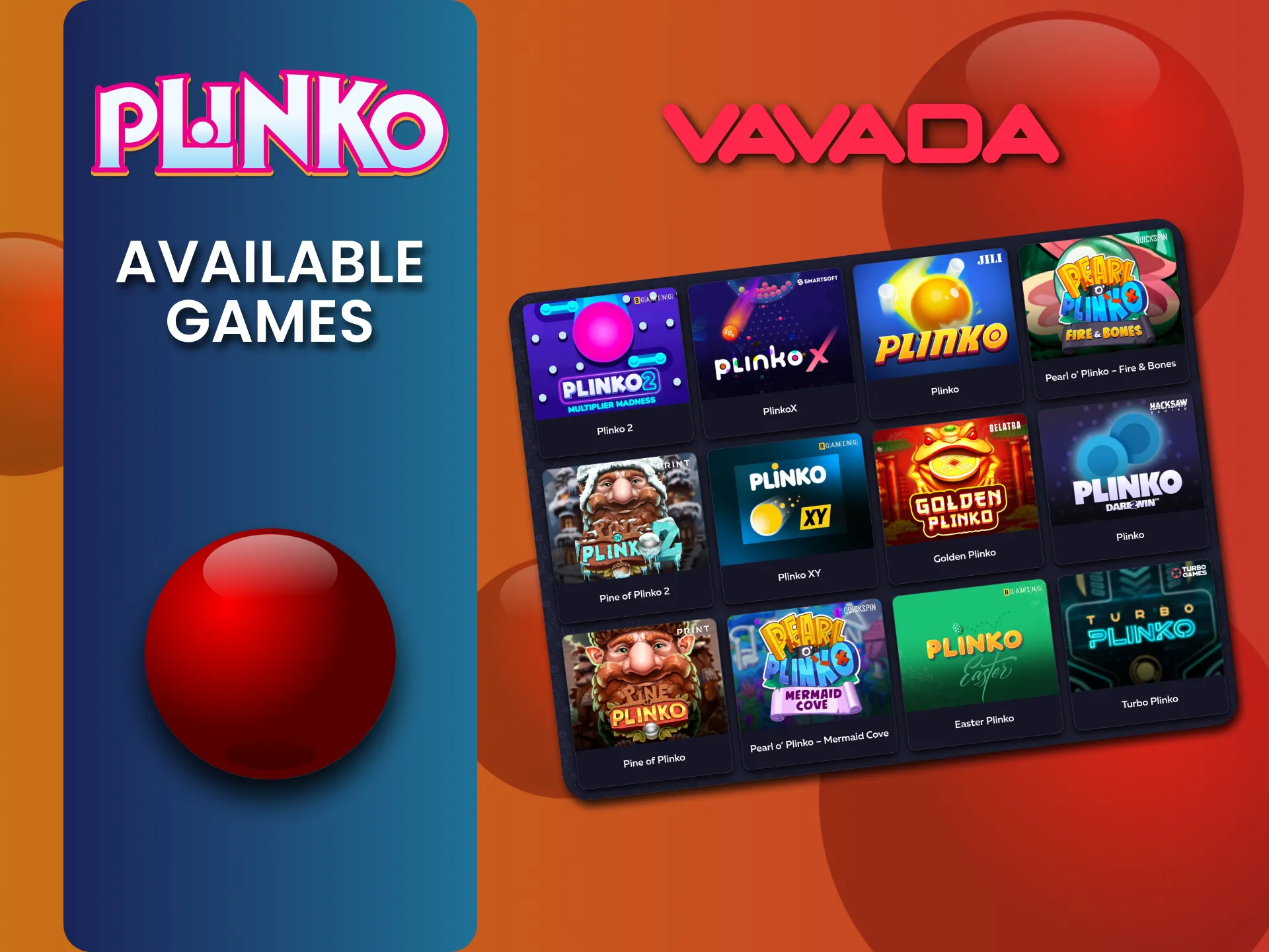 Discover the diverse range of Plinko games available at Vavada.