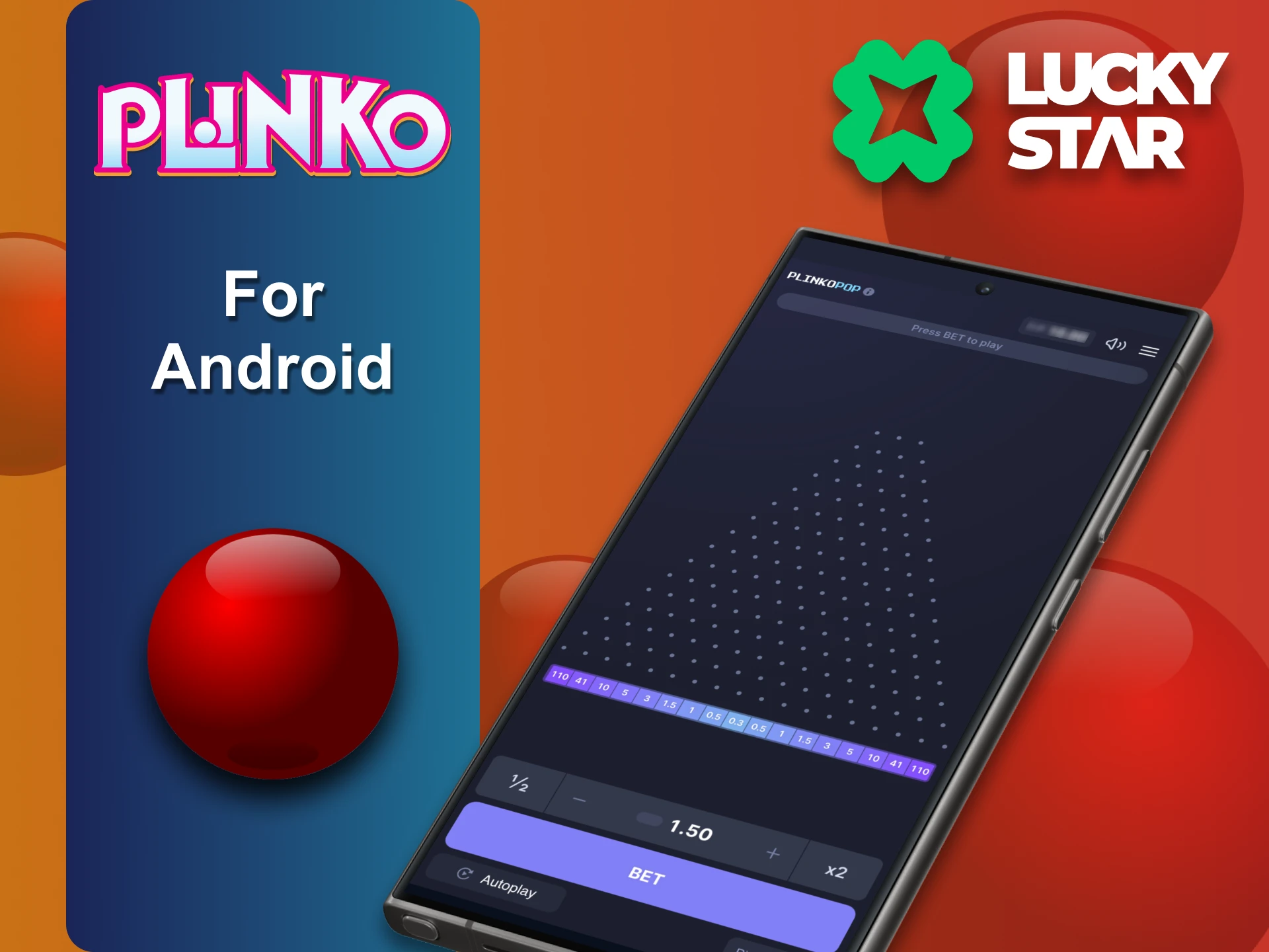 Get the Lucky Star app on your Android quickly.