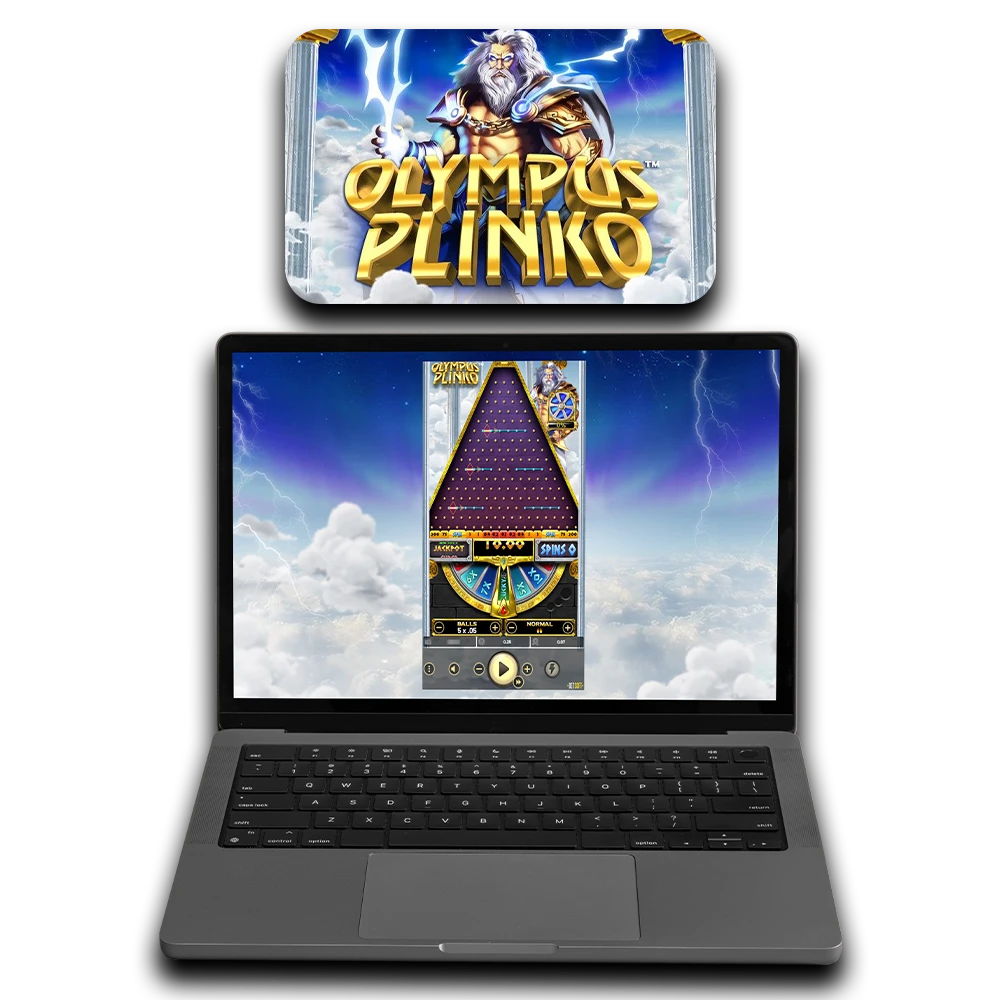 Enjoy the high volatility and RTP of Betsoft's Olympus Plinko.