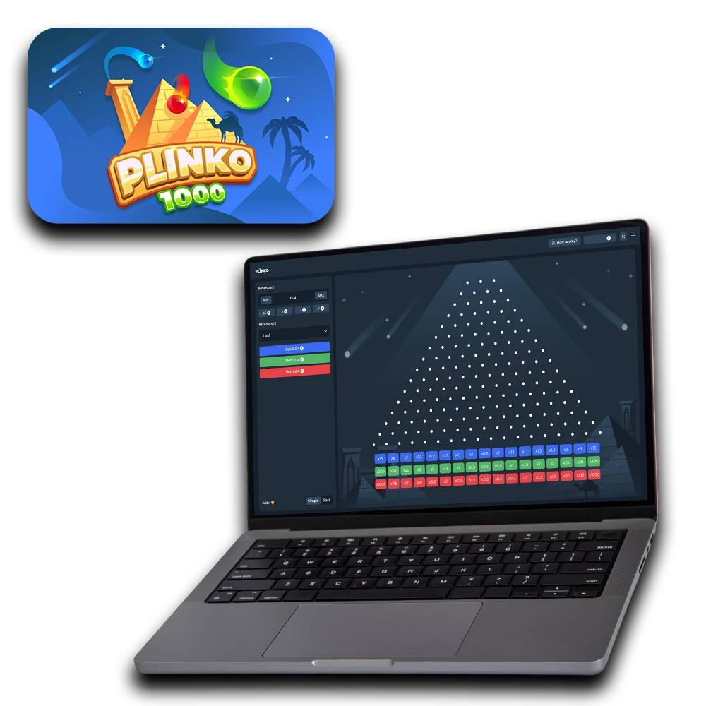 Enjoy playing Plinko 1000 from InOut Games.