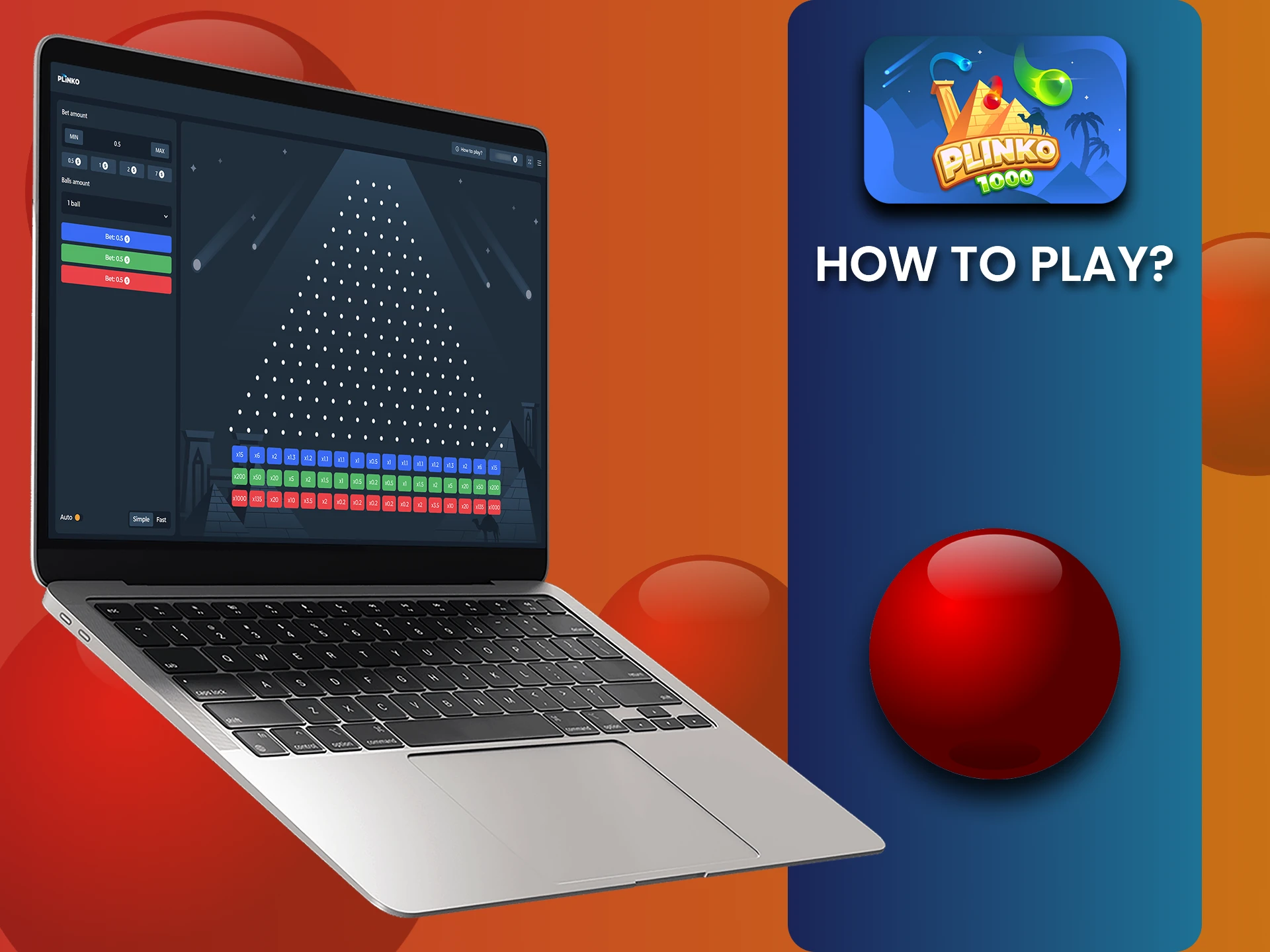 Learn how to play Plinko 1000 by following these instructions.