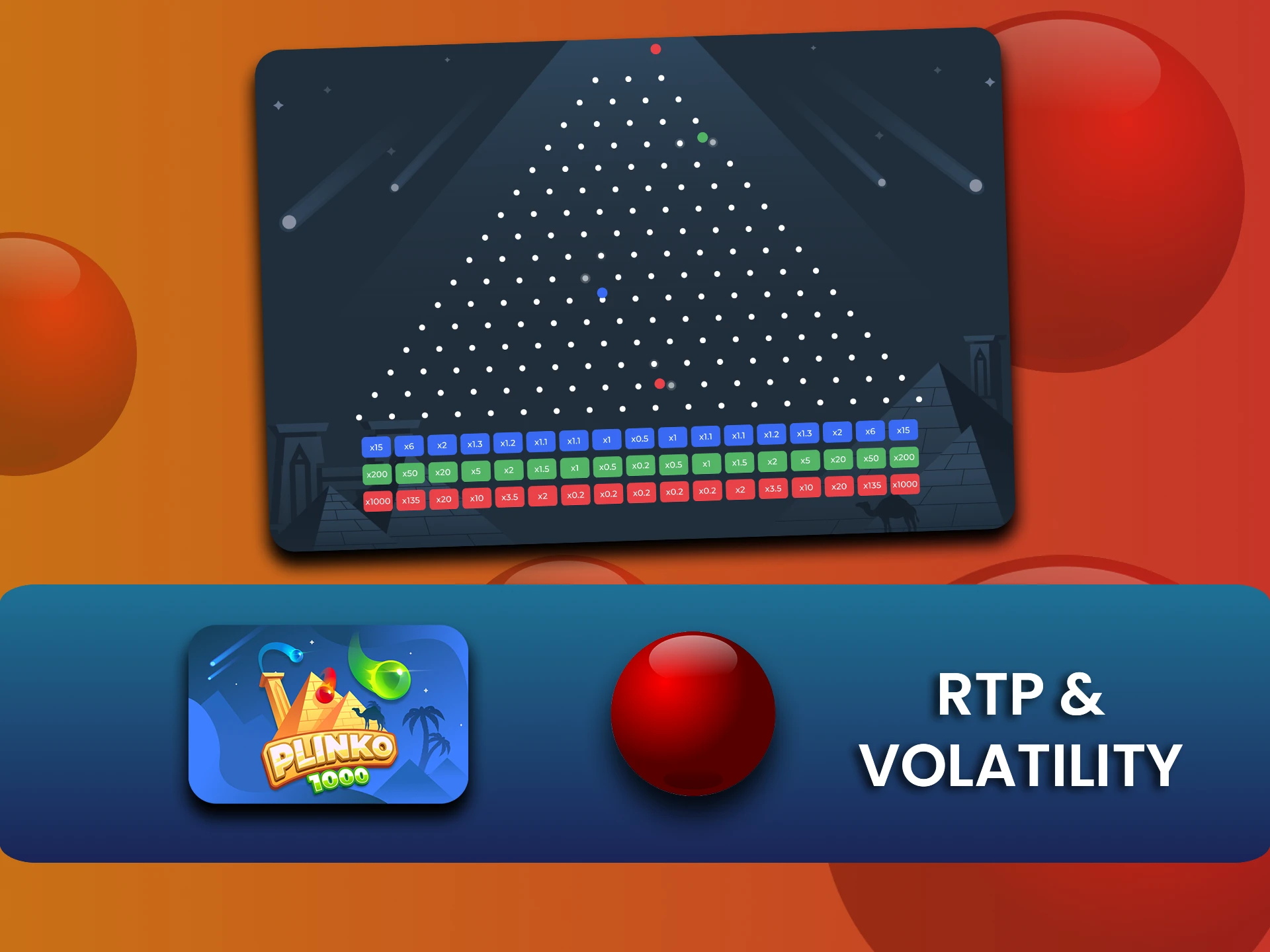 Plinko 1000 offers a high RTP and adjustable volatility.