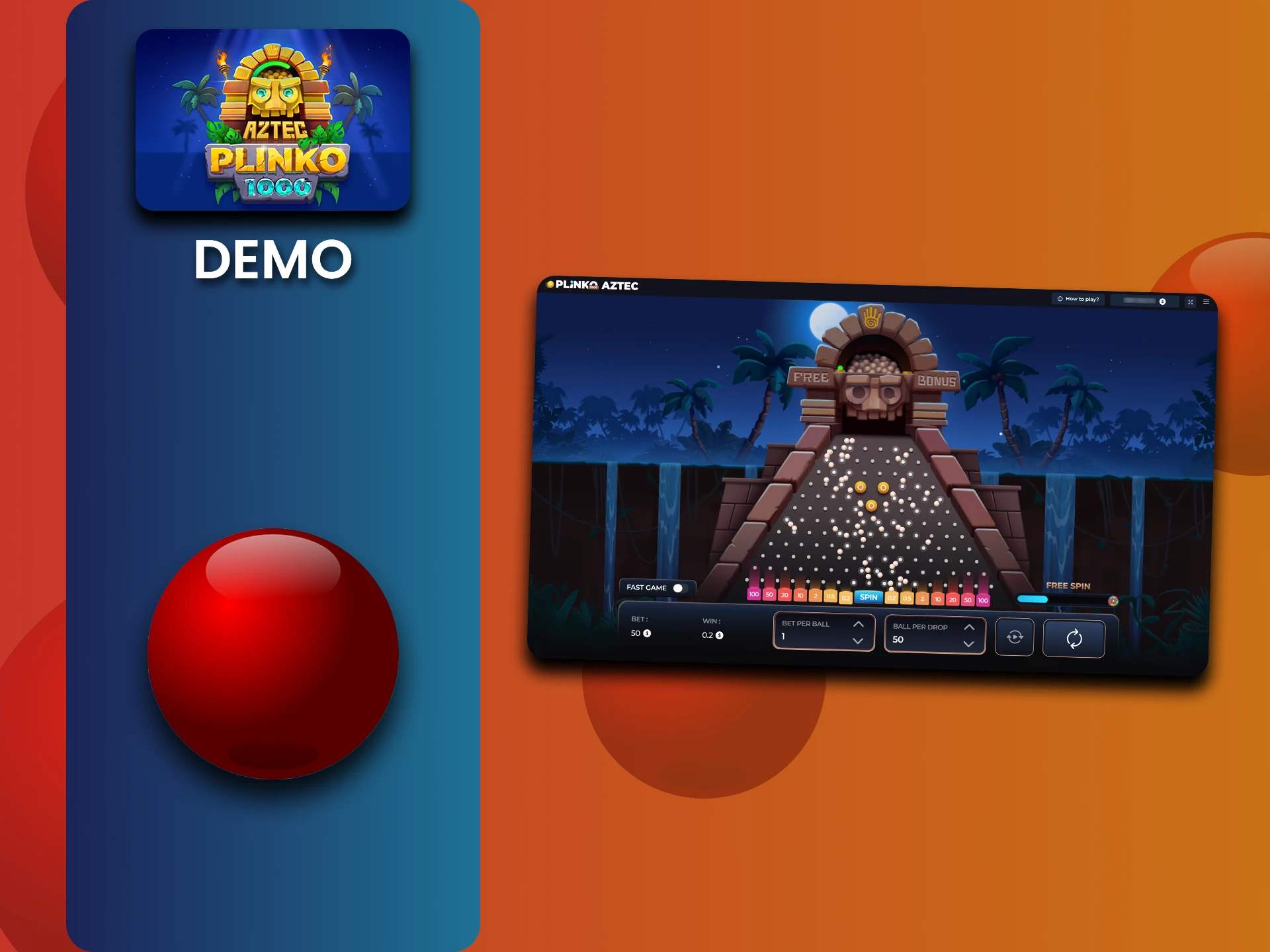 Try Aztec Plinko demo first to learn rules, test settings, and understand bonus features.