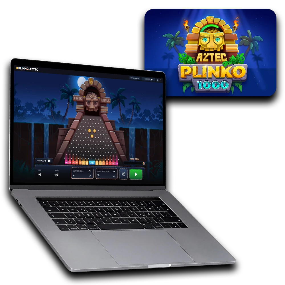 Aztec Plinko is an ancient-themed instant game created by InOut.