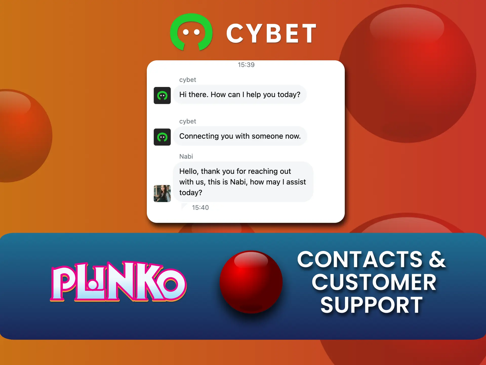 Cybet live support, quick answers for Plinko and payments.