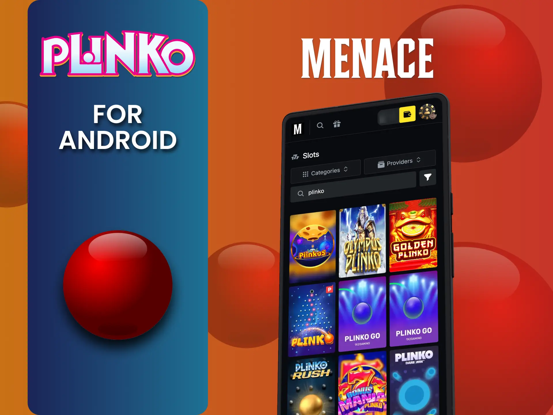 Play Plinko on Android, add Menace shortcut today.