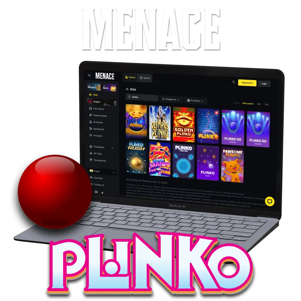 Play Plinko at Menace.