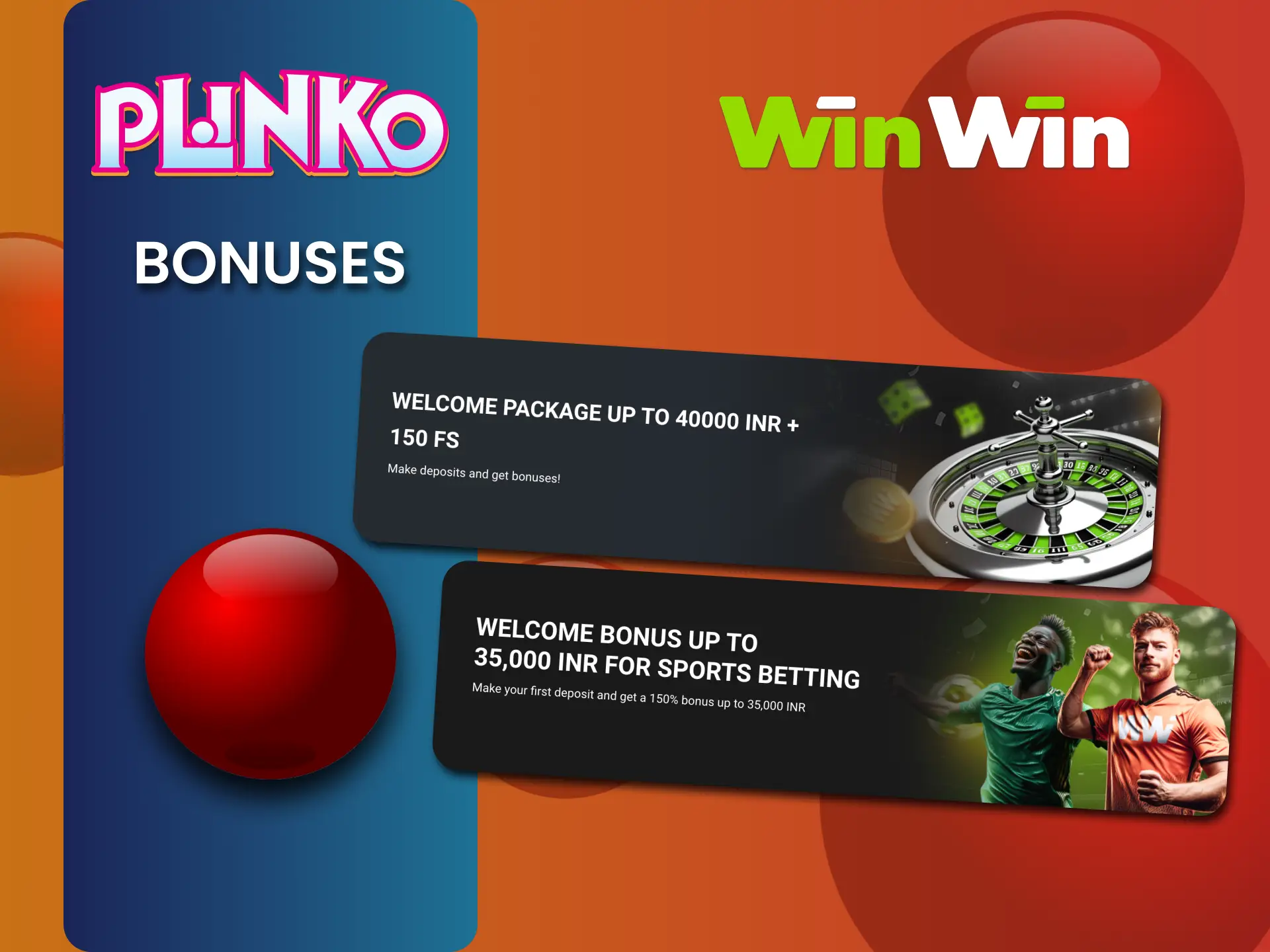 Join WinWin Casino, play Plinko with extra rewards.